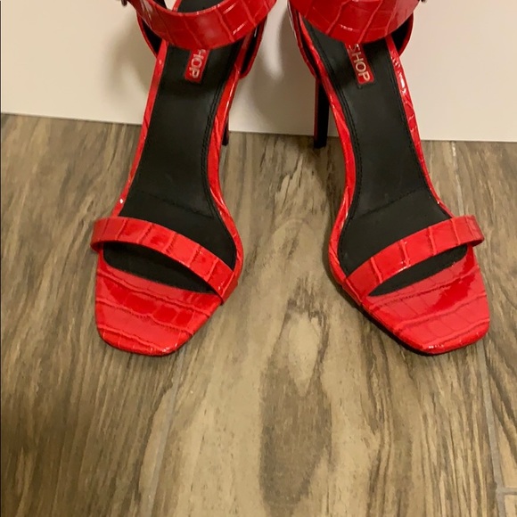 Topshop Ria ankle strapped scandal heels 👠 - Picture 3 of 4